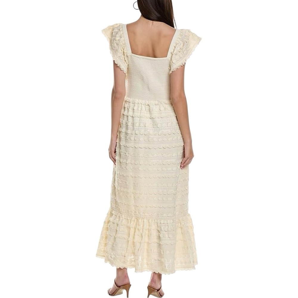 MARIE OLIVER Kora Smocked Pique Maxi Dress - Picture 2 of 15